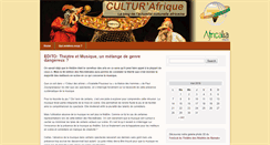 Desktop Screenshot of culturafrique.net