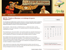 Tablet Screenshot of culturafrique.net